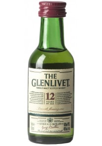 Whisky Glenlivet 12 anni Single Malt Mignon  0,05 cl.
