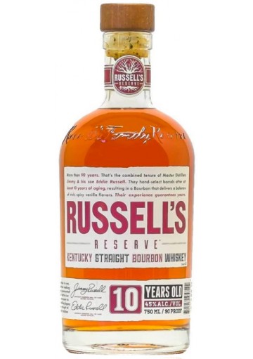Whiskey Bourbon Russell\'s Reserve 10 anni 90 Proof  0,70 lt.