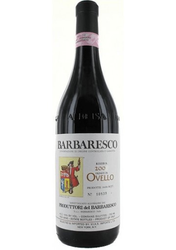 Barbaresco Cantina Produttori del Barbaresco  Ovello  Riserva 2016 0,75 lt.