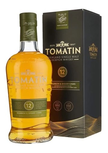 Whisky Tomatin 12 anni Bourbon e Sherry Casks 1 lt.