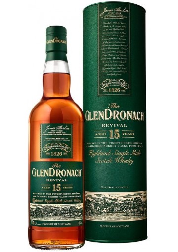 Whisky Glendronach Single Malt 15 anni Revival 0,70 lt.