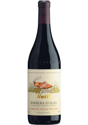 Barbera d\'Alba Vietti Vigna Vecchia Scarrone 2022  0,75 lt.