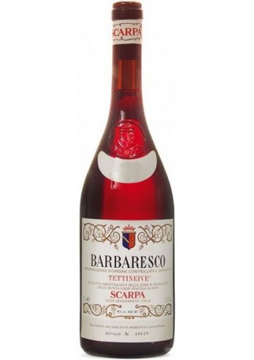 Barbaresco Scarpa Tettineive 2020 0,75 lt.