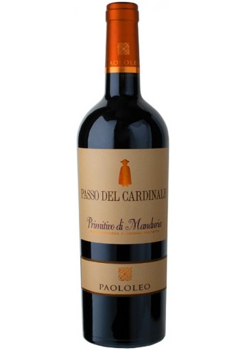 Primitivo di Manduria Passo del Cardinale Paololeo 2023  0,75