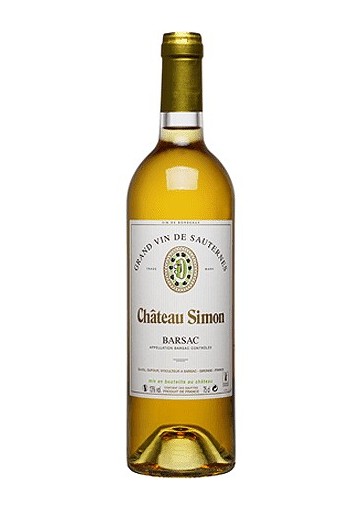Grand Vin De Sauternes Chateau Simon Barsac 2022  0,75 lt.