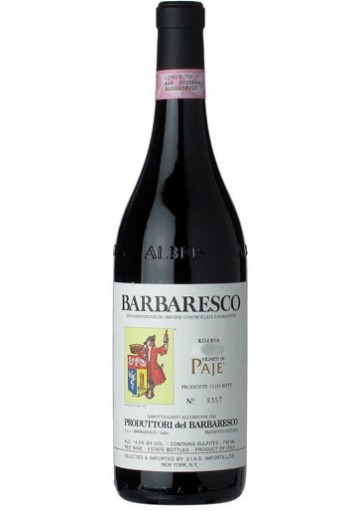 Barbaresco Cantina Produttori del Barbaresco Riserva Paje 2021  0,75 lt.