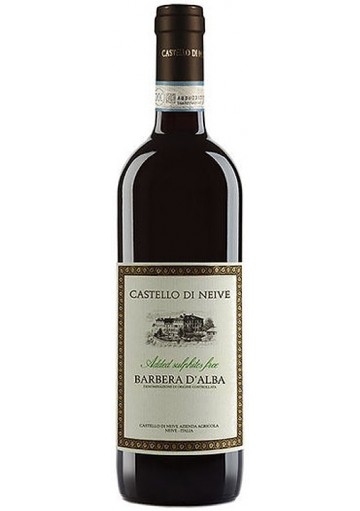 Barbera D\'Alba Castello di Neive Senza Solfiti Aggiunti 2023  0,75 lt.