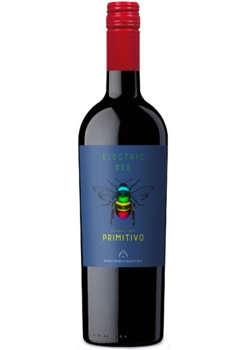 Primitivo Electric Bee Produttori di Manduria 2024  0,75 lt.