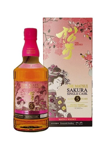 Whisky The Matsui Sakura Cask Single Malt 5 anni  0,70 lt.