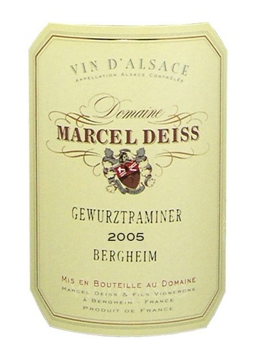 Gewurztraminer Bergheim Marcel  Deiss 1997  0,375 lt.