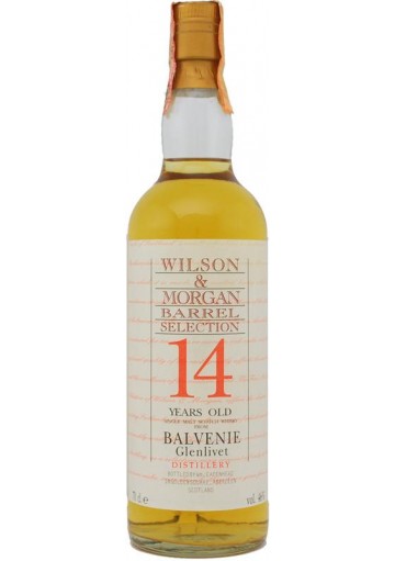 Whisky Balvenie Single Malt 14 anni - Selez. Wilson & Morgan  0,70 lt.