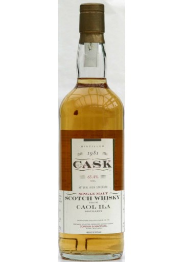 Whisky Caol Ila Single Malt 18 y - Sel.Gordon&Macphail Cask 1981 0,70 lt.