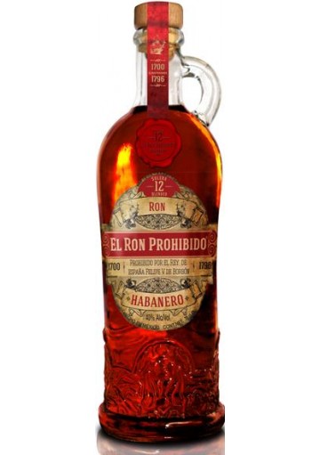 Rum Prohibido Habanero 12 anni 0,70 lt.