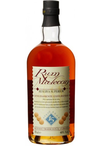 Rum Malecom 15 anni  0,70 lt.