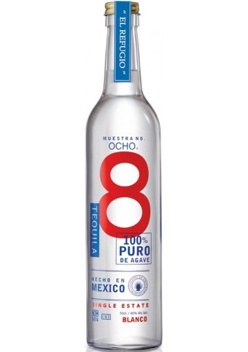 Tequila Blanco Ocho 8 0,50 lt