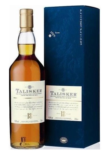 Whisky Talisker Single Malt 18 anni 0,70 lt.