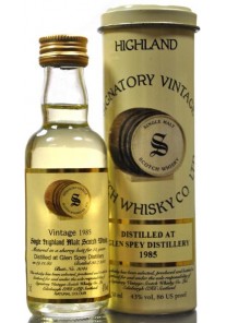 Whisky Glen Spey Signatory Vintage 15 anni 1985 0,70 lt.
