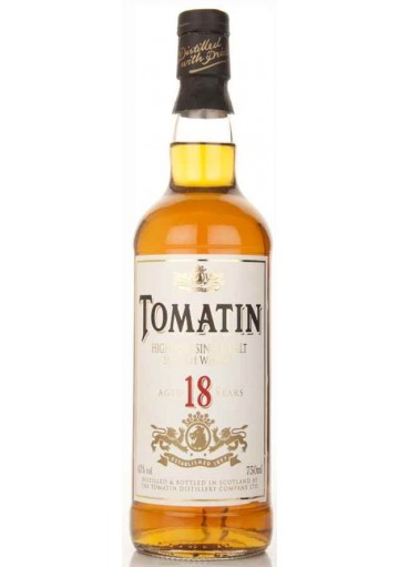Whisky Tomatin 18 anni  0,70 lt.