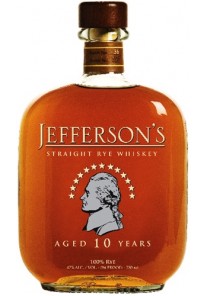 Whisky Jefferson\'s Rye 10 anni  0,70 lt.
