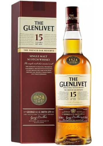 Whisky The Glenlivet Single Malt 15 anni 0,70 lt.