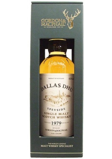 Whisky Dallas Dhu Single Malt  1979 Gordon & Macphail Distillery 0,70 lt.