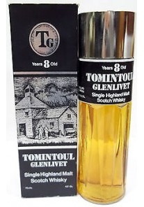 Whisky Tomintoul Glenlivet  8 anni  0,70 lt.