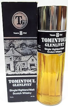 Whisky Tomintoul Glenlivet 8 anni 0,70 lt.