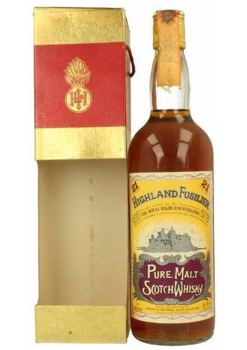 Whisky Highland Fusilier Pure Malt 21 Anni 0,70 lt.