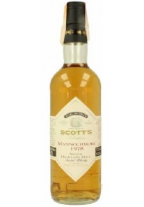 Whisky Scott's Selection Mannochmore  1978 0,70 lt.
