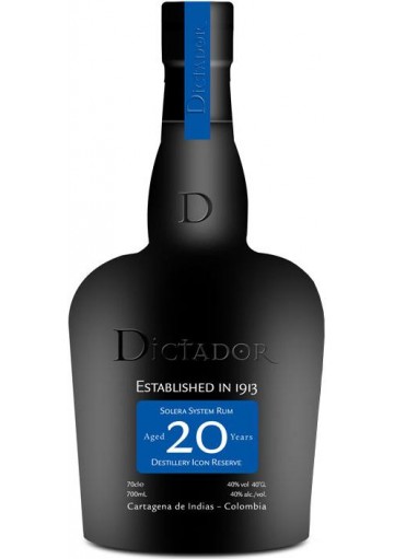 Rum Dictador 20 anni  0,70 lt.