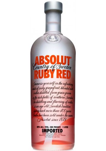 Vodka Absolut Ruby Red  0,70 lt.