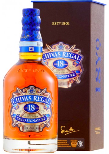 Whisky Chivas Regal 18 anni Gold Signature 0,70 lt.