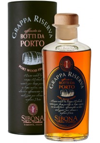 Grappa Botti di Porto Nebbiolo Sibona Riserva 0,500 lt.