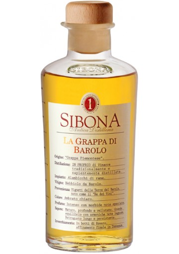 Grappa Sibona Barolo 0,50 lt