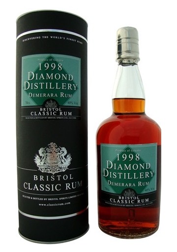 Rum Demerara Diamond Distillery Bristol 1998 0,70 lt.